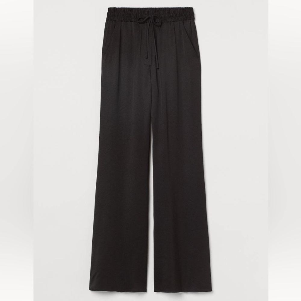 H&M Glossy Wide-Cut Pant